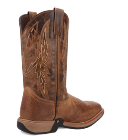 Laredo Vapor Tan/Brown Leather Cowboy Boots