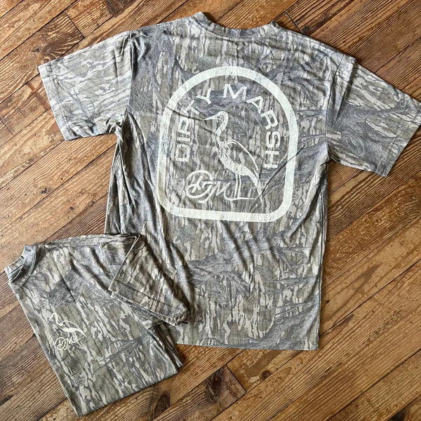 Backshore Logo Tee | Washed Out Mossy Oak® Treestand Camo