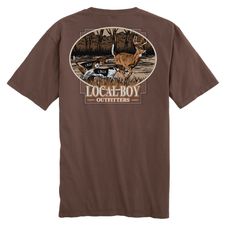 Deer Drive SS Tee- Espresso