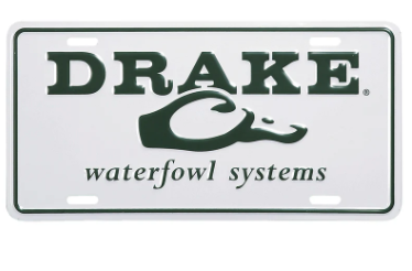 Drake®License Plate -White