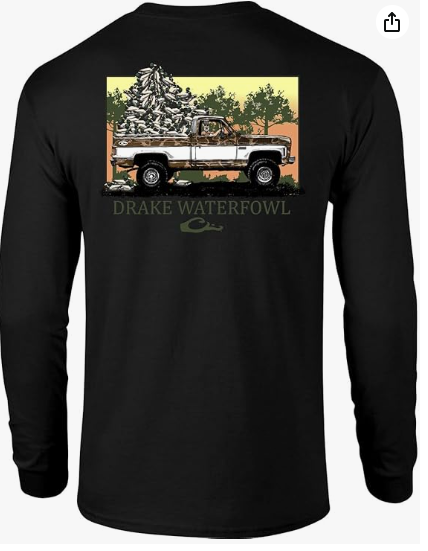 Drake Decoy Overload LS Tee - Black