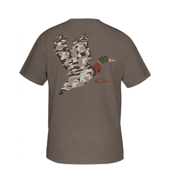 Mosaic Mallard T-Shirt - Walnut Dark Heather