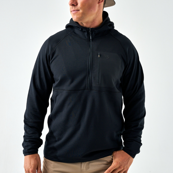 Blaze Tech Quarter Zip- Black