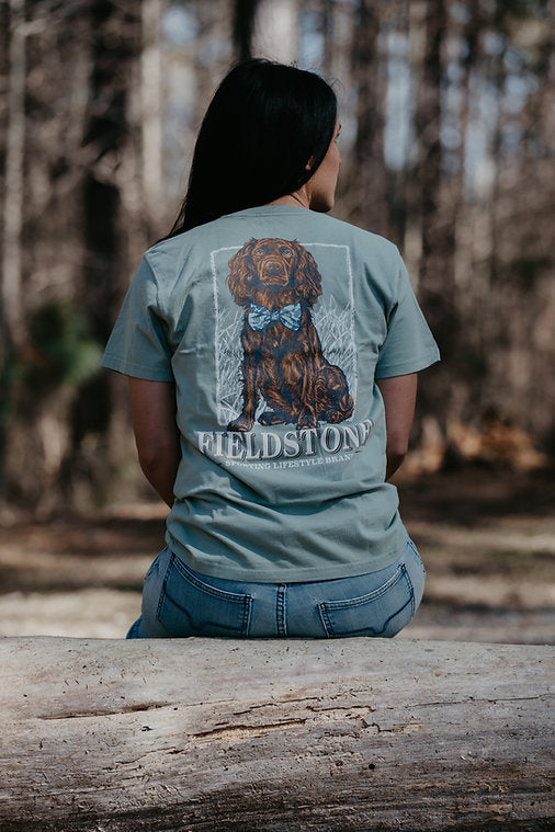 Boykin Bowtie Tee- Bay