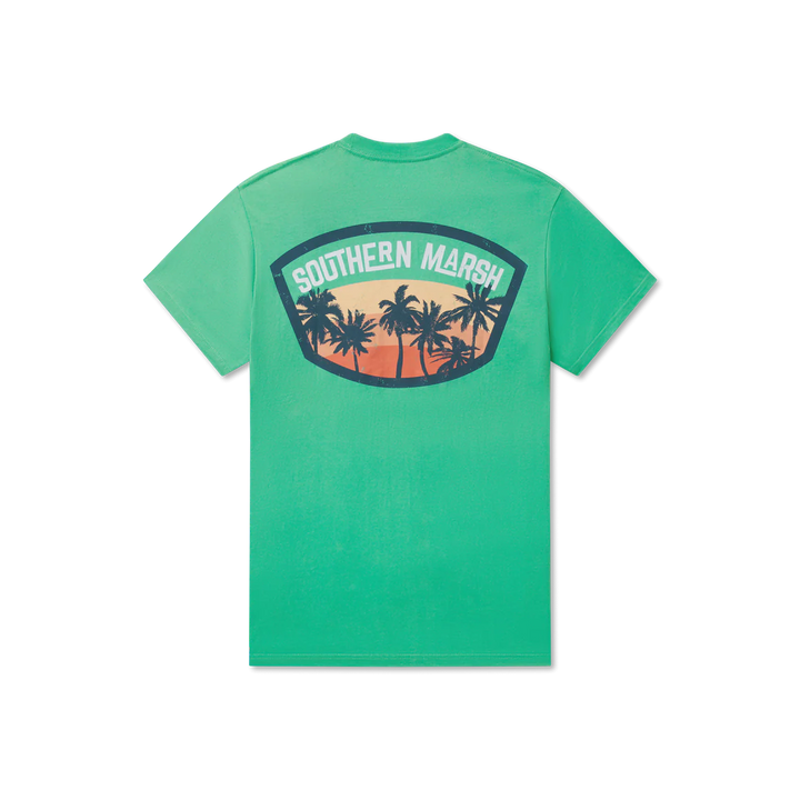 Fading Fast Tee- Bimini Green