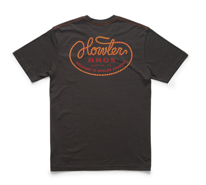 Howler Lasso Tee- Antique Black