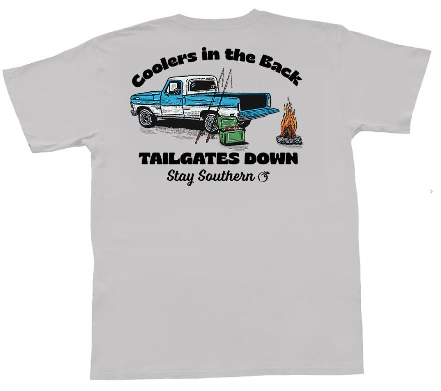 Tailgates Down Tee - Oyster