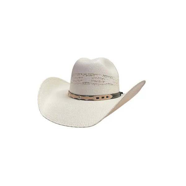 Unisex Cattleman Straw Cowboy Hat
