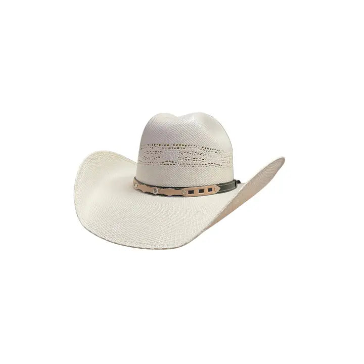 Unisex Cattleman Straw Cowboy Hat