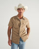 Men's Denim Short Sleeve Pearl Snap - Coriander