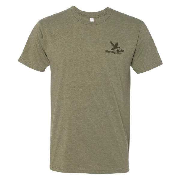 Duck Camo SS Tee- Light Olive