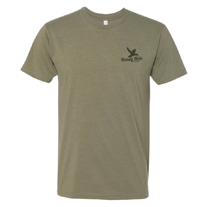 Duck Camo SS Tee- Light Olive