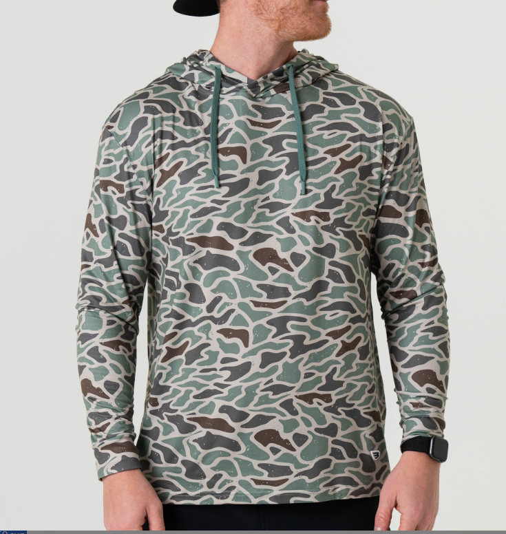 Performance Hoodie- Retro Duck Camo
