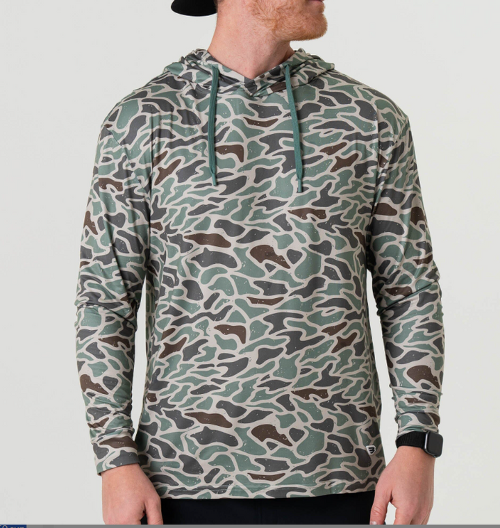 Performance Hoodie- Retro Duck Camo