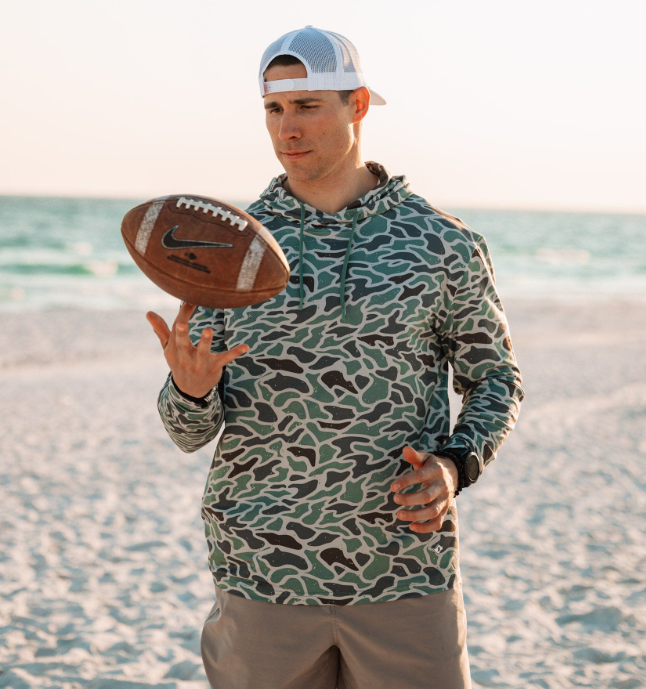 Performance Hoodie- Retro Duck Camo