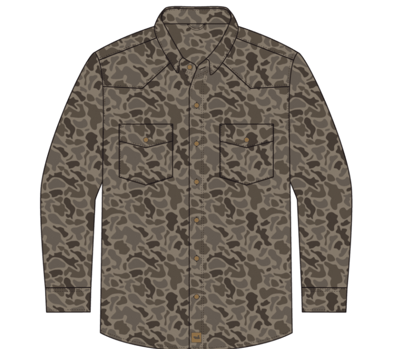 El Campo performance Ranch Shirt - Stone Brown
