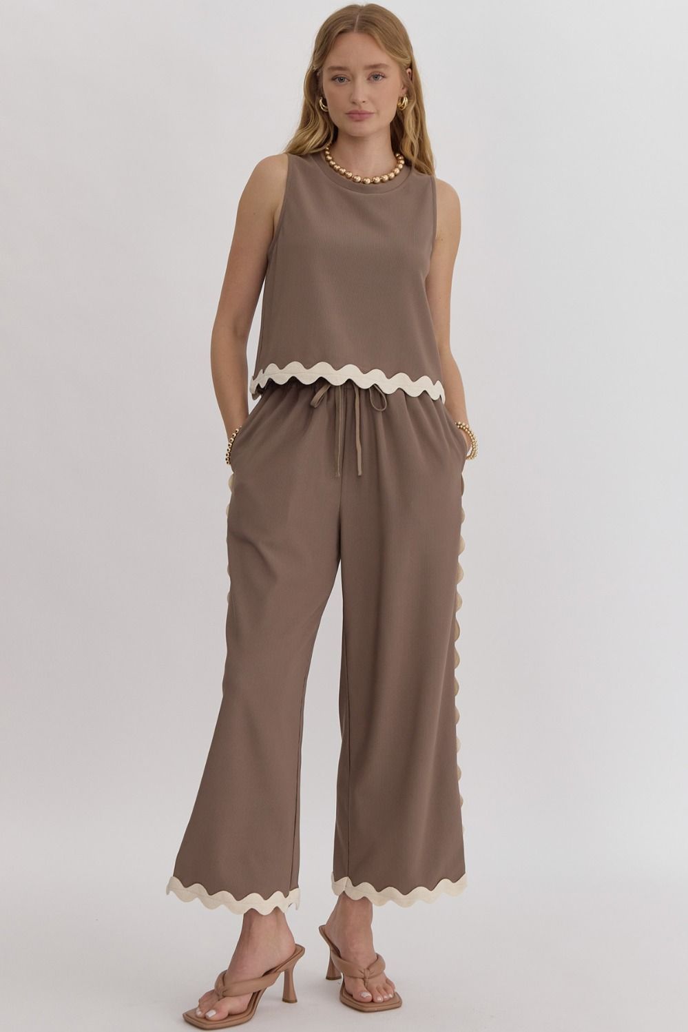 Downtown Top - Taupe