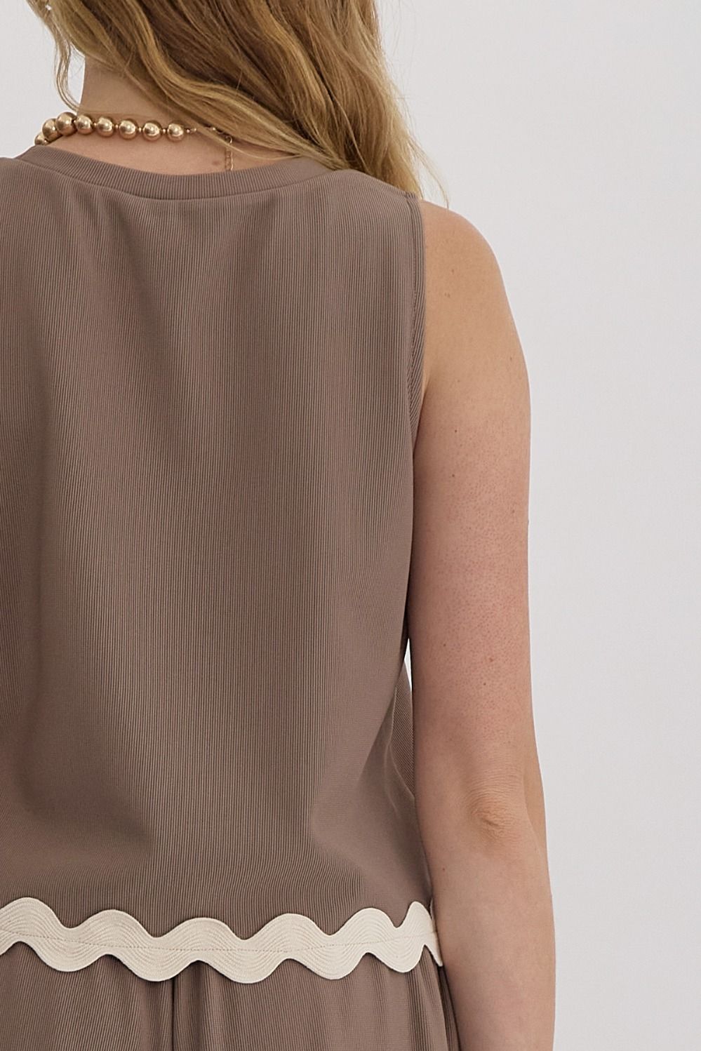 Downtown Top - Taupe