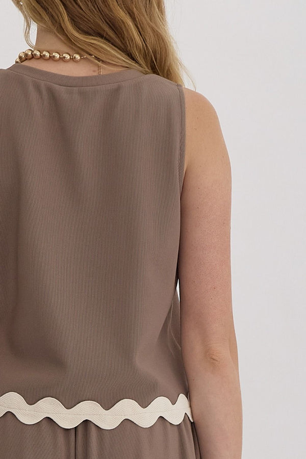 Downtown Top - Taupe
