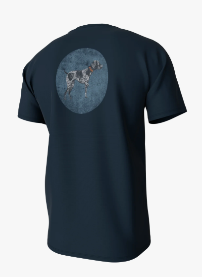 Youth Vintage Circle Greyton Short Sleeve Pocket Tee - Midnight Navy