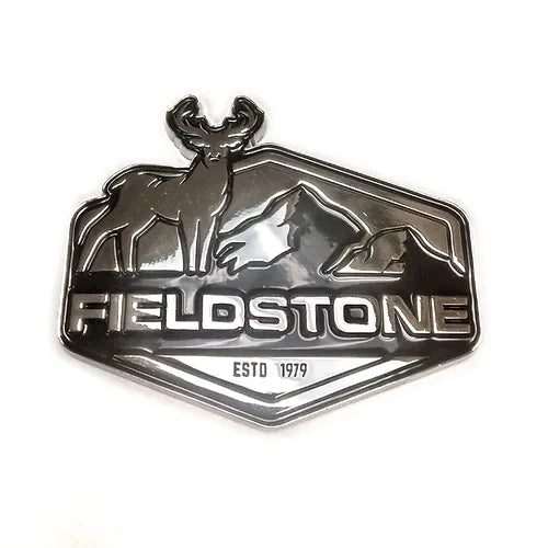 3D Metal Fieldstone Buck Logo