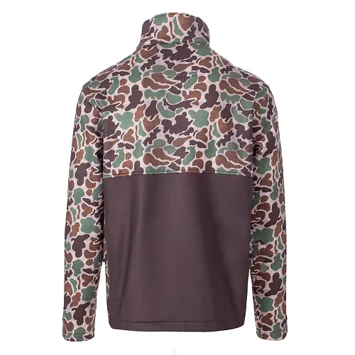 Overland 1/4 Zip  Fleece Pullover - Camo