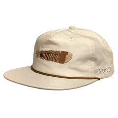 Roost Turkey Feather Rope Hat - Khaki