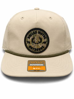 Outdoors PVC Circle Patch Hat - Bottomland - Khaki & Loden