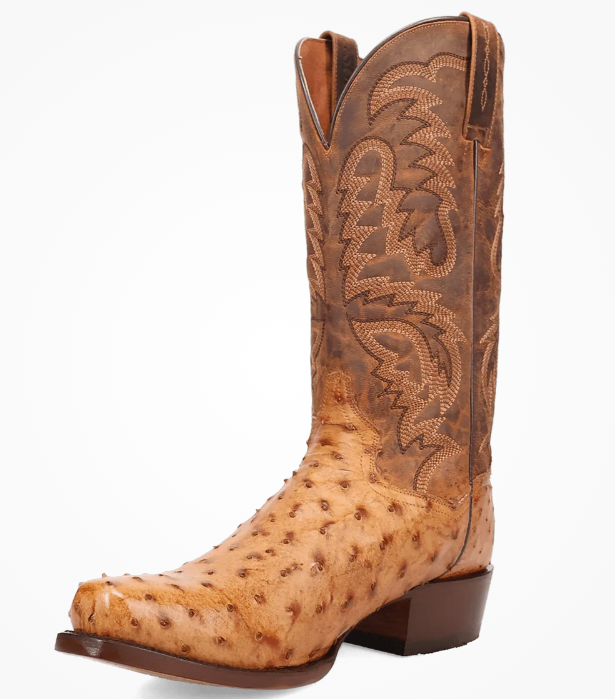 Marco Full Quill Ostrich Boot Saddle