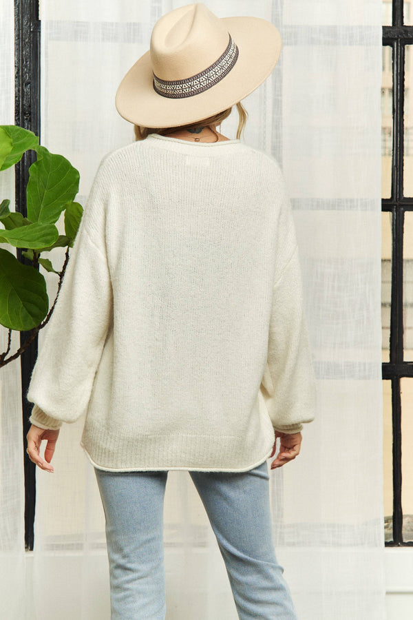 Be Merry Sweater - Off White