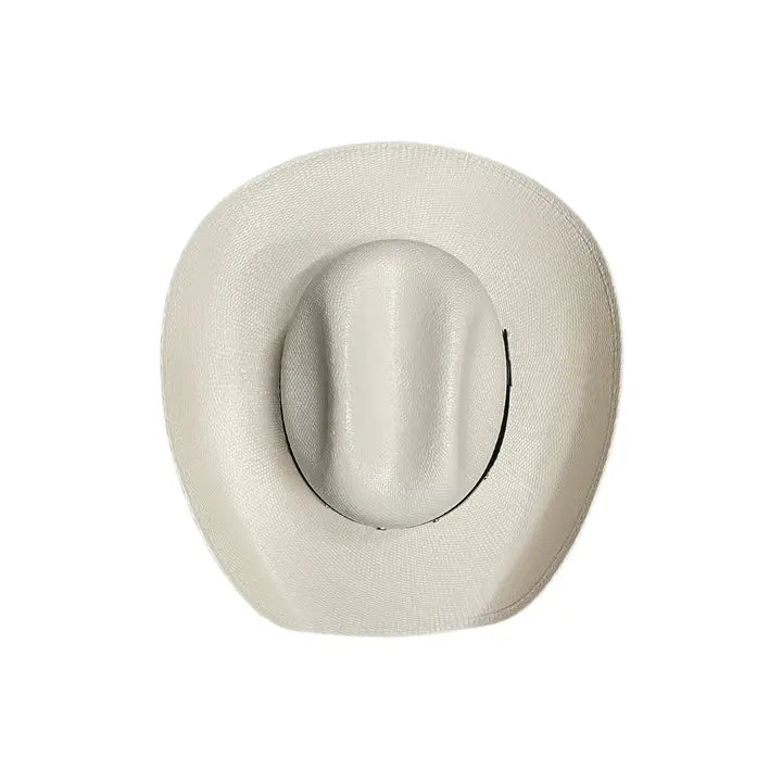 Unisex Cattleman Straw Cowboy Hat