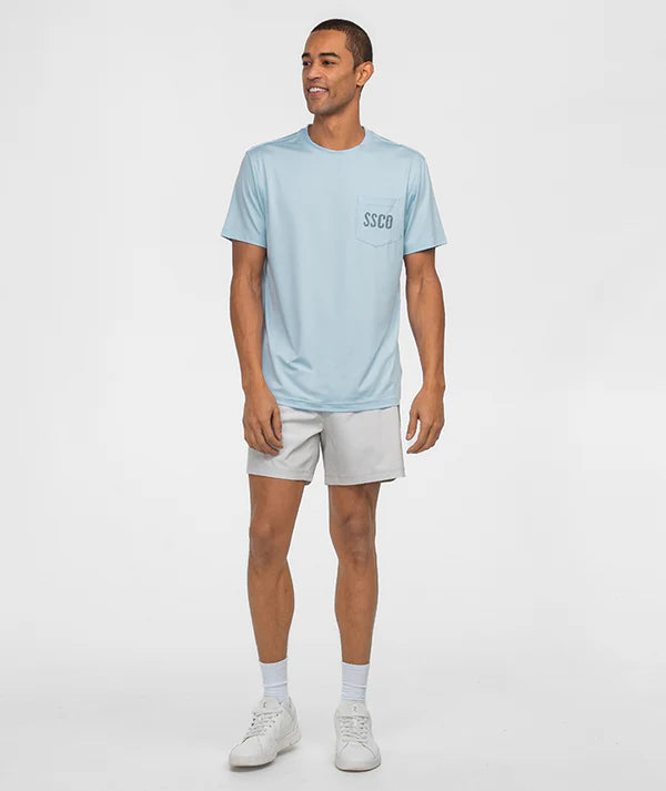Camo Badge Performance Tee - Skyway