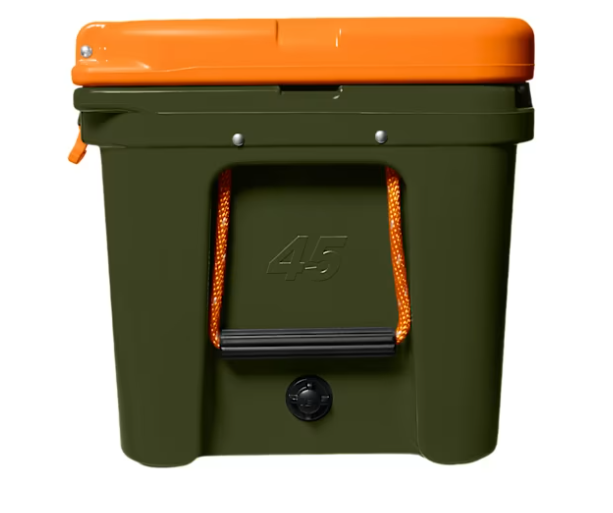 Tundra® 45 Hard Cooler - Olive/King Crab Orange