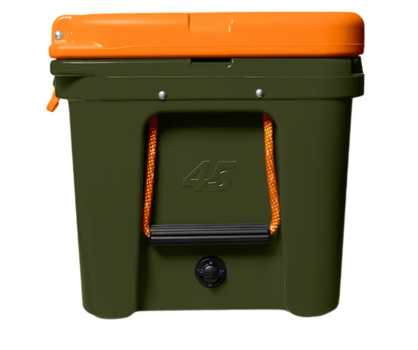 Tundra® 45 Hard Cooler - Olive/King Crab Orange