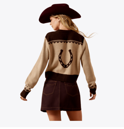 Colter Cardigan - TIGER'S EYE/CHICORY COFFEE