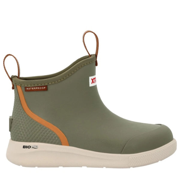 Kids Ankle Deck Boot - Green