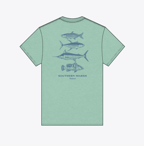 SEAWASH Tee - Crosswaters - Seafoam