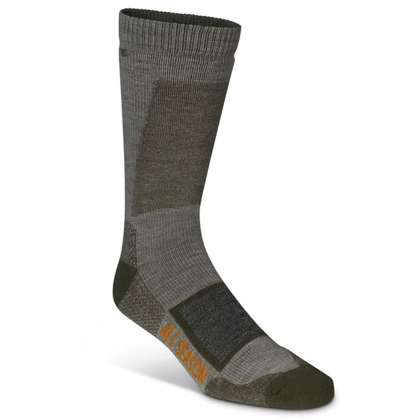 All-Season Merino Wool Crew Sock - Conifer