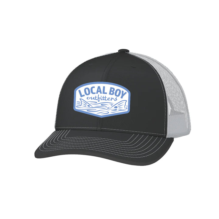 Fish Tails Trucker Hat - Charcoal