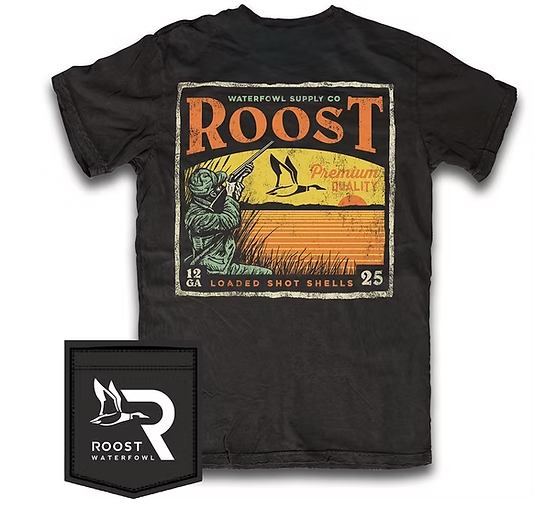 Roost Duck Load Tee - Black