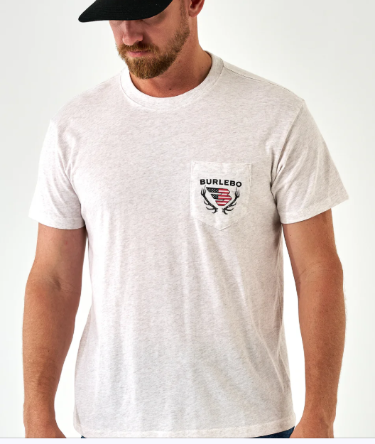 SS Tee - Elk Horn Logo - Oatmeal