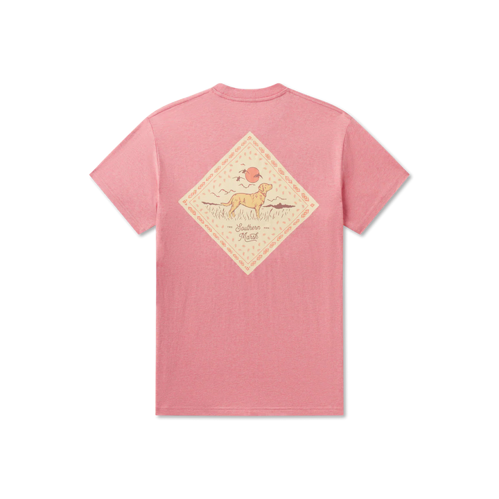 Bandana Best Friend Tee - Washed Rhubarb