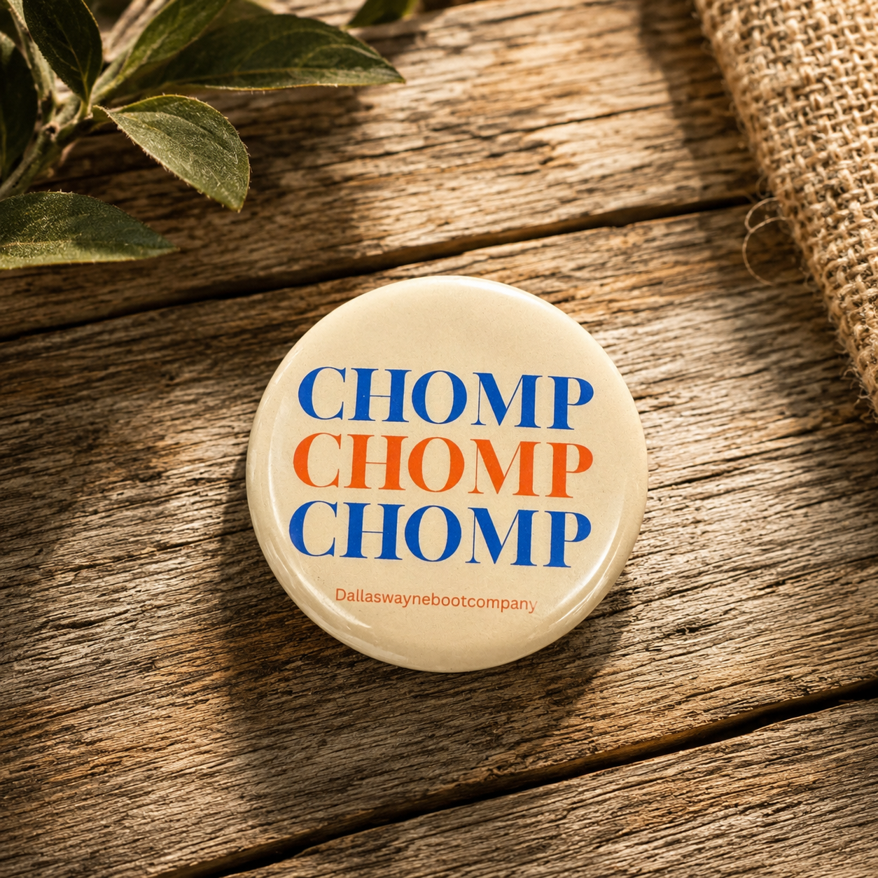 Florida Gators “CHOMP” Vintage Button Pin