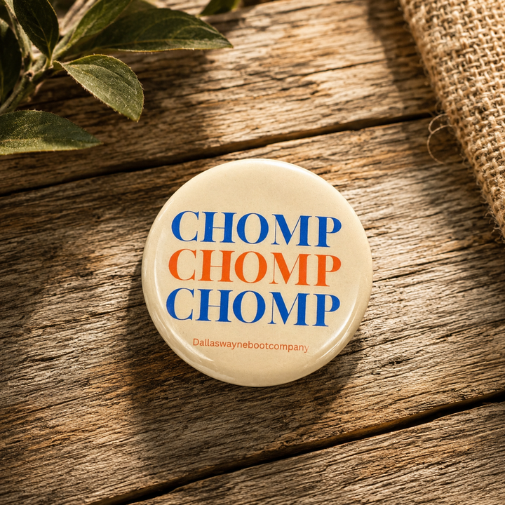 Florida Gators “CHOMP” Vintage Button Pin