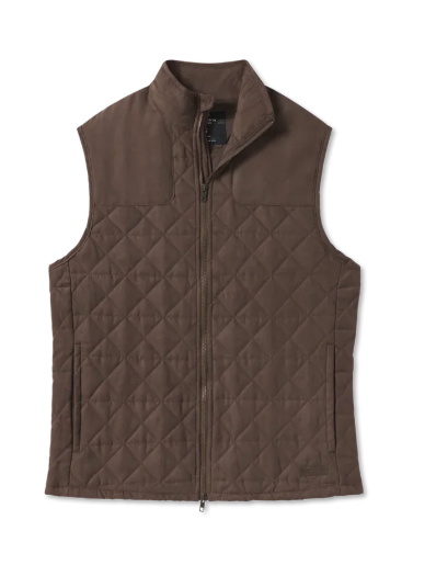 Lawrence Quilted Vest - Stone Brown