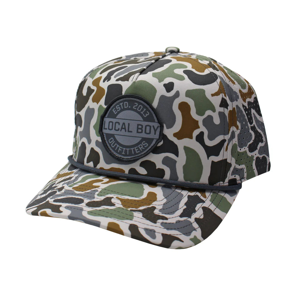 Local Orb Perforated Rope Hat