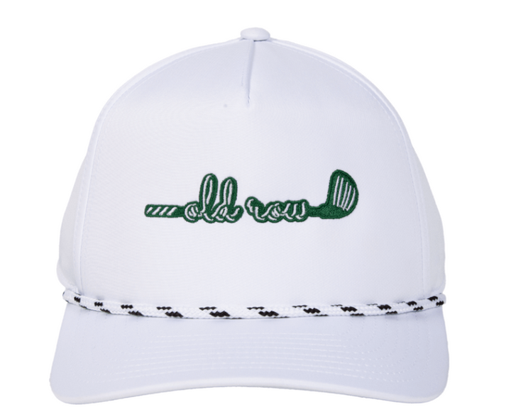 White Old Row Golf Club Rope Hat