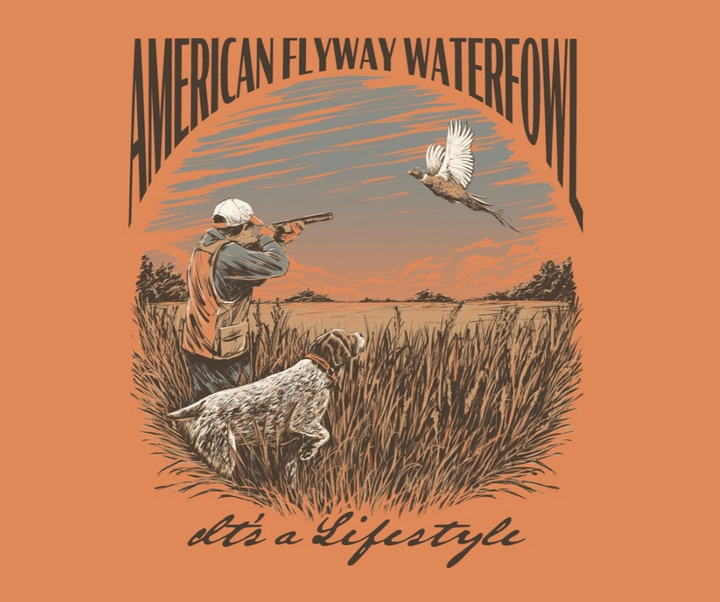 Flying Pheasant- Burnt Orange