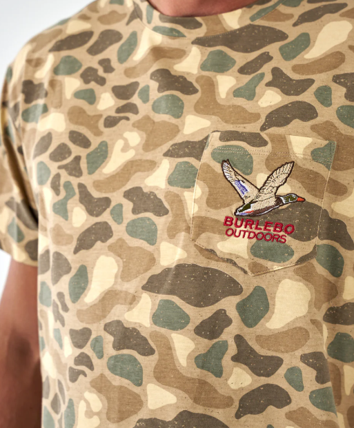 SS Pocket Tee - Pintail Camo