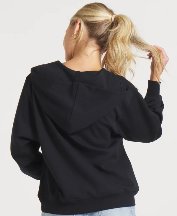Angie Active Half Zip Hoodie - Black